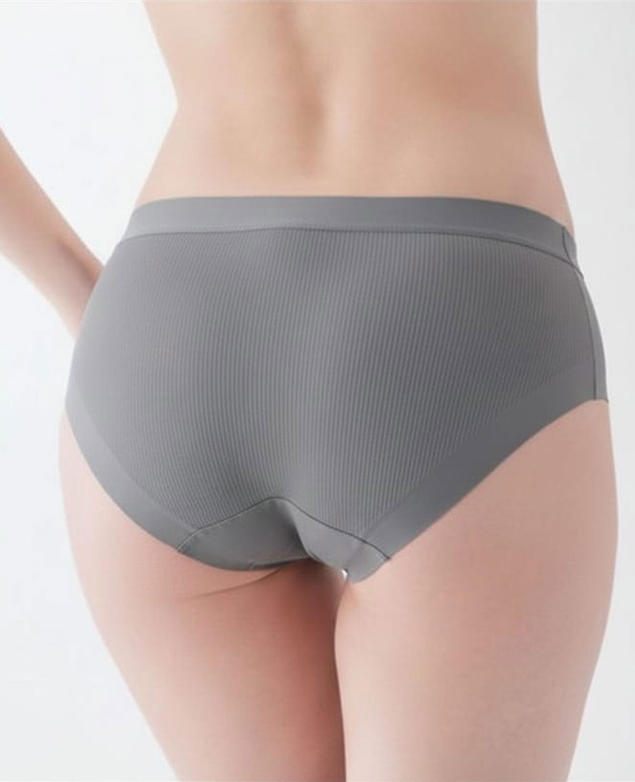 Women’s High-Waist Ribbed Cotton Briefs – Soft, Breathable Everyday Underwear